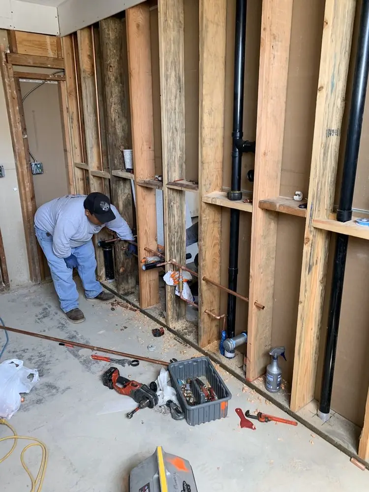 Commercial rough-in plumbing for Gas Line Repair in Old Mouth North River